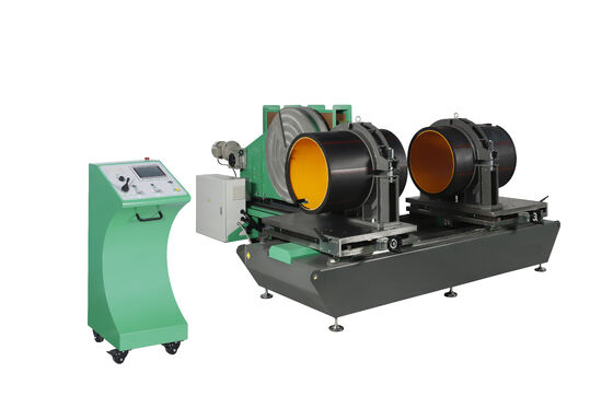 Máquina de soldadura de instalación de taller para tubos de PP HDPE de 315-630 mm con potencia de 380 V y control PLC