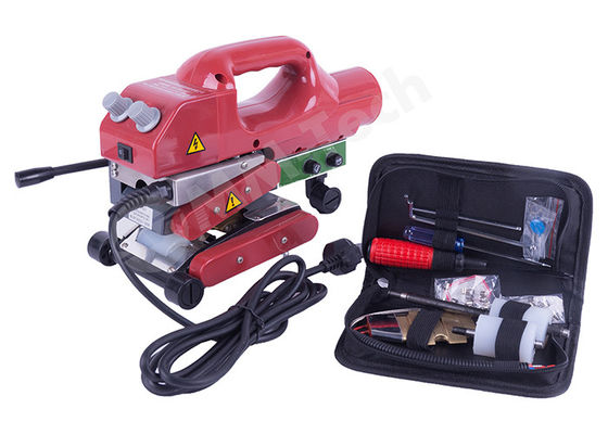 SWT-NS800 Máquina de soldadura de geomembrana de cuña caliente para 0,2-1,5 mm de PP PE PVC de color rojo